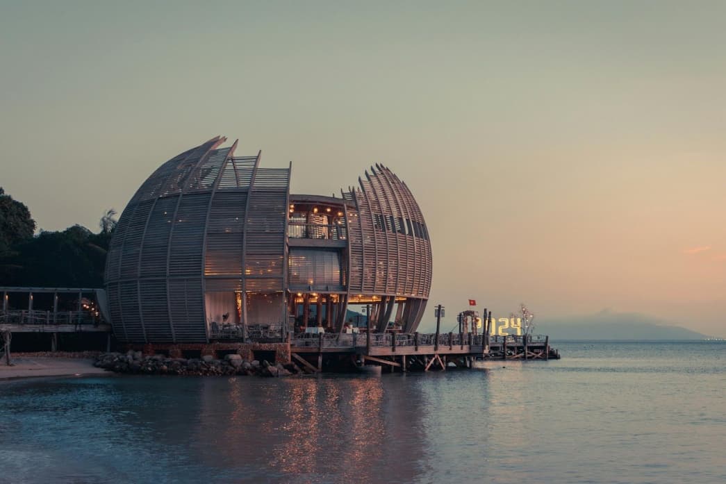 A shot of a luxurious boutique hotel
